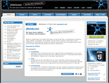 Tablet Screenshot of jwebsocket.org